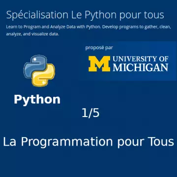 PYTHON POUR TOUS, COURS I - LA PROGRAMMATION POUR TOUS, COMMENCER AVEC PYTHON  [Webmaster]