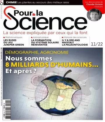 Pour La Science N°541 – Novembre 2022 [Magazines]