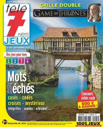 Télé 7 Jeux Inédits N°468 – Septembre 2019  [Magazines]