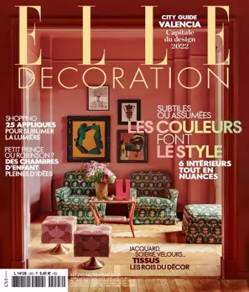 Elle Décoration N°293 – Novembre 2021 [Magazines]