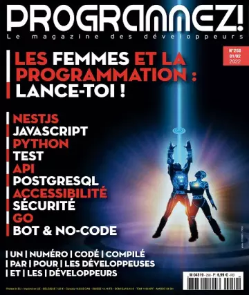 Programmez N°250 – Janvier-Février 2022 [Magazines]