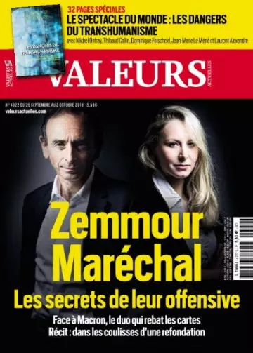 Valeurs Actuelles - 26 Septembre 2019 [Magazines]