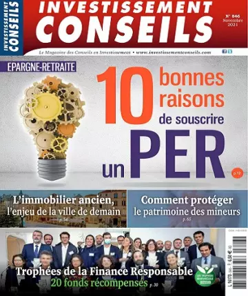 Investissement Conseils N°846 – Novembre 2021  [Magazines]