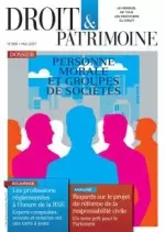 Droit & Patrimoine - Mai 2017  [Magazines]