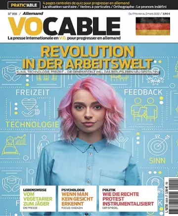 Vocable Allemand N°858 Du 17 Février 2022  [Magazines]