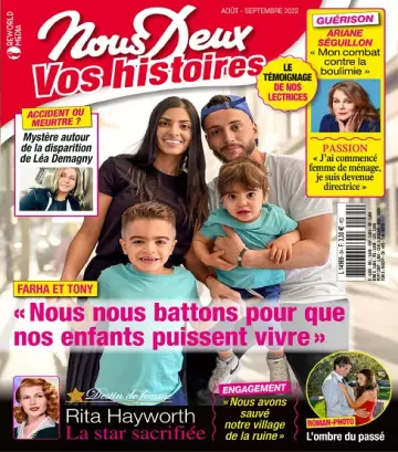 Nous Deux Vos Histoires N°64 – Août-Septembre 2022  [Magazines]