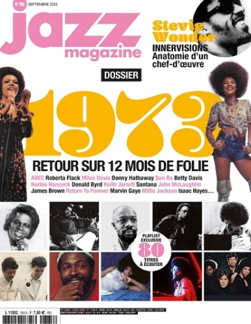 Jazz Magazine N°763 – Septembre 2023  [Magazines]