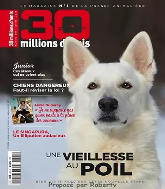 30 Millions d’Amis N°391 – Janvier 2021 [Magazines]