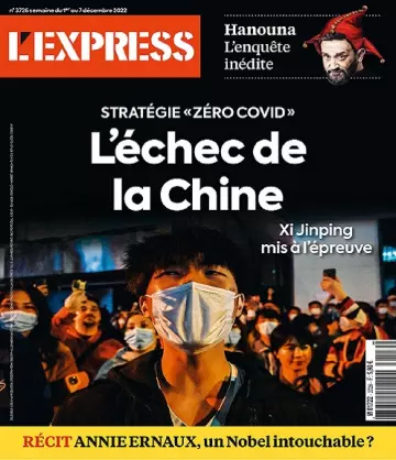 L’Express N°3726 Du 1er au 7 Décembre 2022  [Magazines]