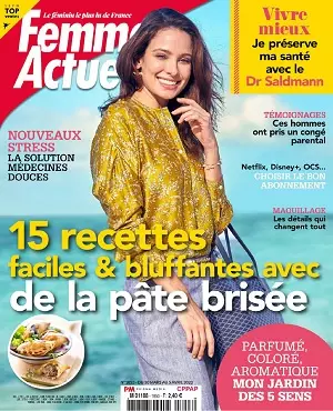 Femme Actuelle N°1853 Du 30 Mars 2020 [Magazines]