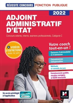 Adjoint Administratif d'Etat - Catégorie C - 2022- Préparation complète [Livres]