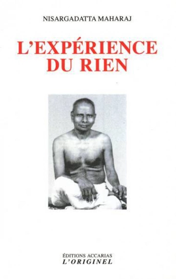 L'expérience du rien - Maharaj, Nisargadatta  [Livres]