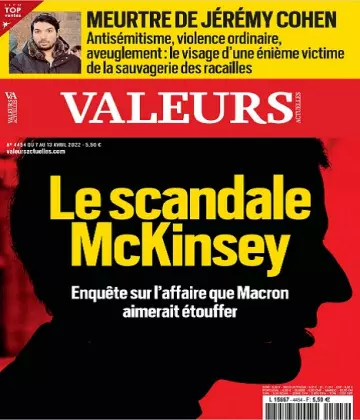 Valeurs Actuelles N°4454 Du 7 au 13 Avril 2022  [Magazines]