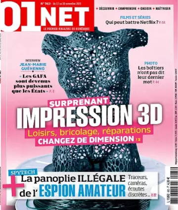 01Net N°963 Du 17 au 30 Novembre 2021  [Magazines]