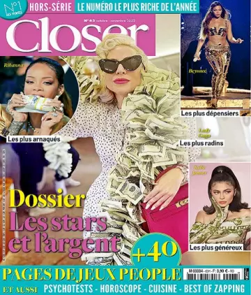 Closer Hors Série N°63 – Octobre-Novembre 2022 [Magazines]