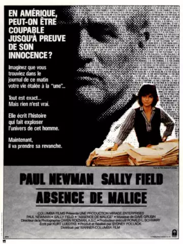 Absence de Malice  [BDRIP] - TRUEFRENCH