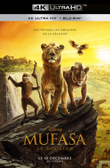 Mufasa : Le Roi Lion  [WEBRIP 4K] - MULTI (TRUEFRENCH)