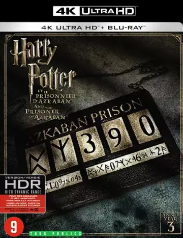 Harry Potter et le Prisonnier d'Azkaban  [BLURAY 4K] - MULTI (TRUEFRENCH)