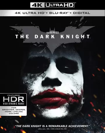 The Dark Knight, Le Chevalier Noir  [BLURAY 4K] - MULTI (TRUEFRENCH)