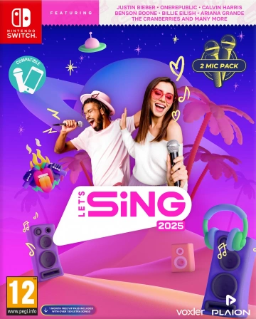 Let’s Sing 2025 V1.0.1 Incl 2 Dlcs  [Switch]